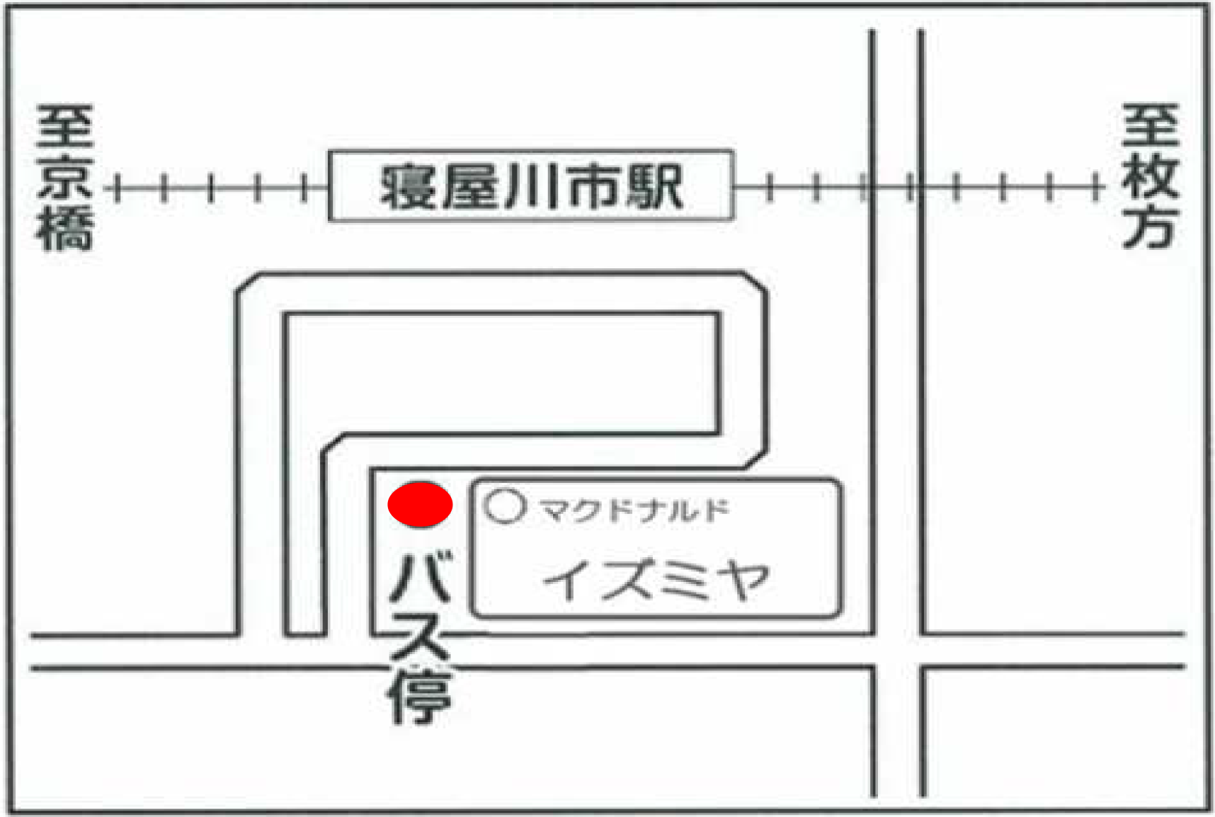 シャトルバス乗り場