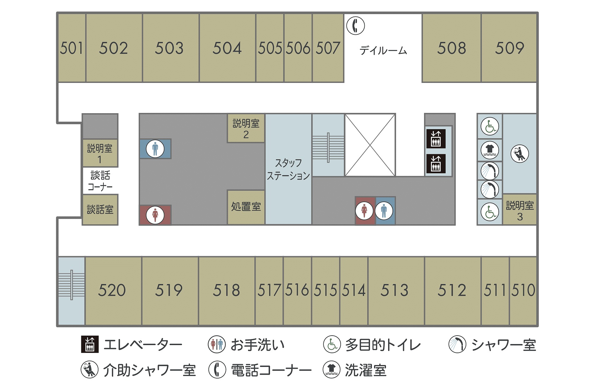 5階フロアマップ