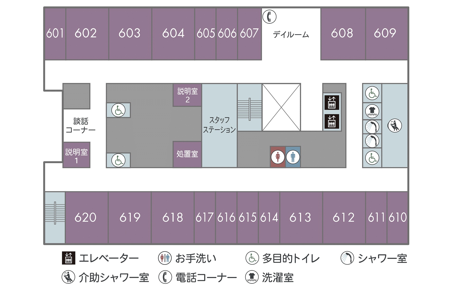 6階フロアマップ